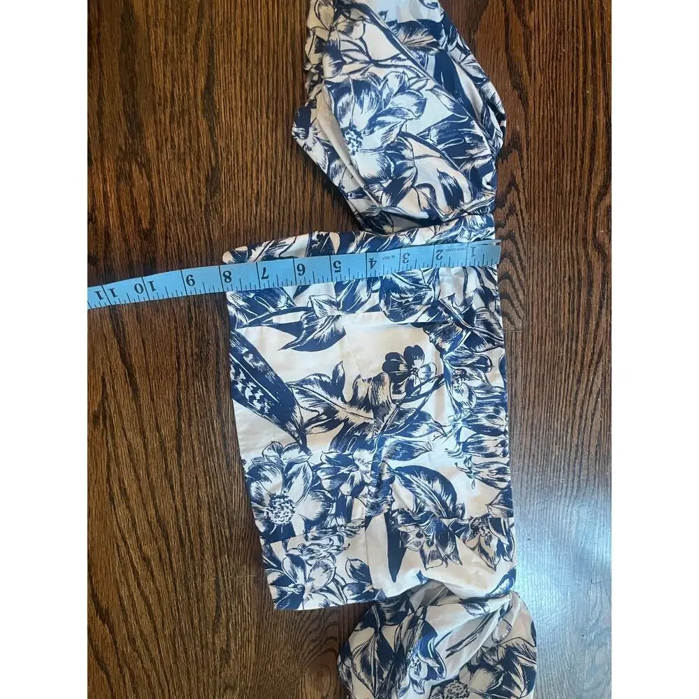 Abercrombie & Fitch Crop Top Blue Puff Sleeve Strapless Sz. XS fairy